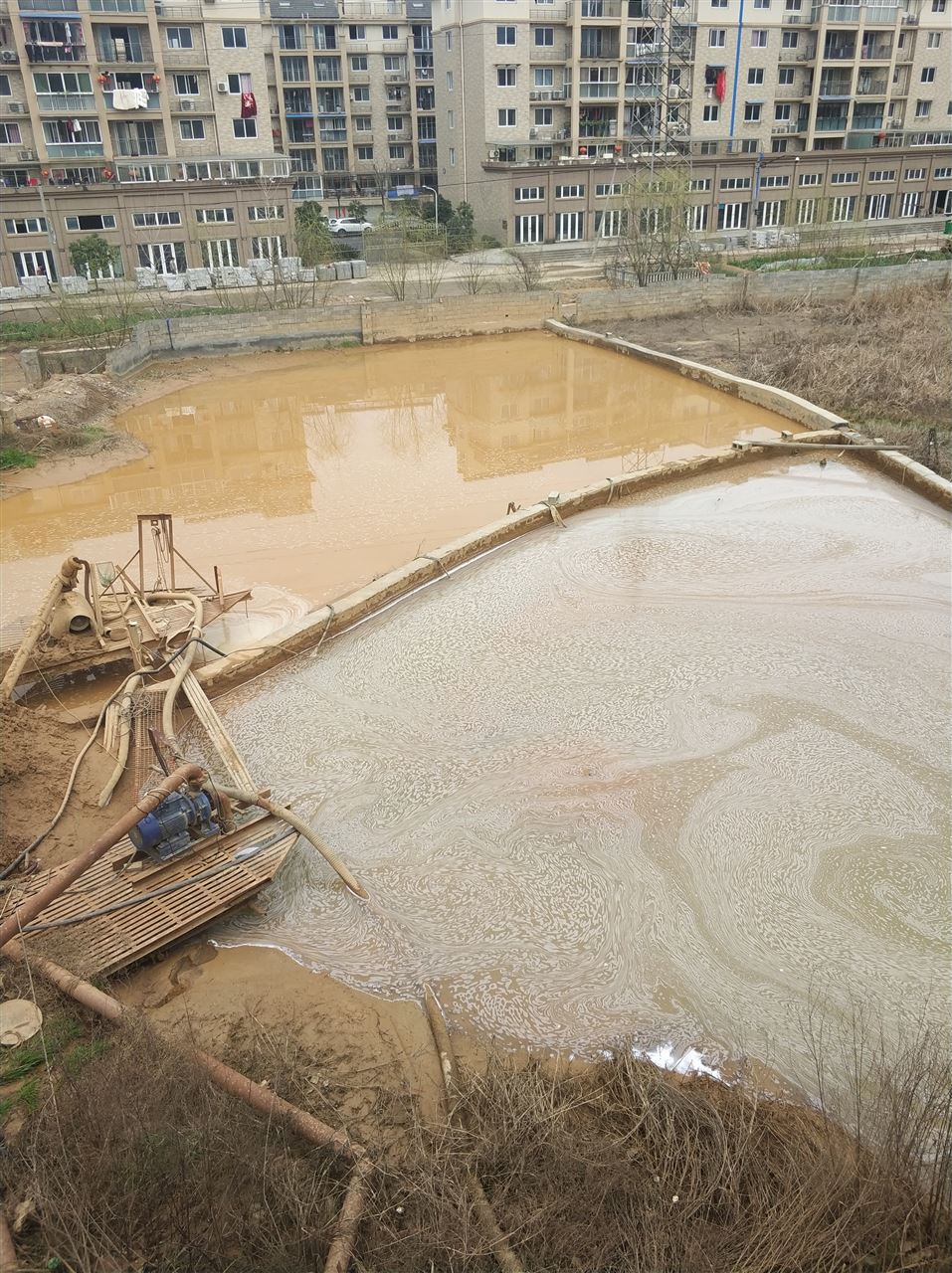 磁县沉淀池淤泥清理-厂区废水池淤泥清淤