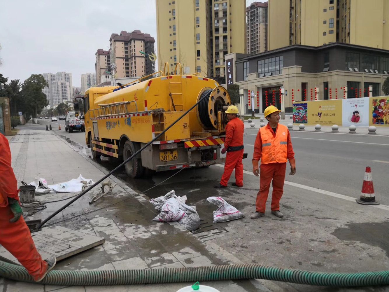 磁县排污管道清淤-管道清洗